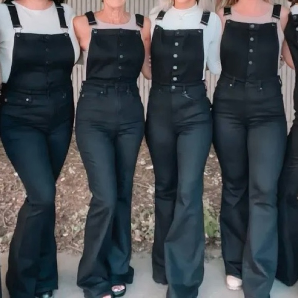 Judy Blue Black Denim Overalls